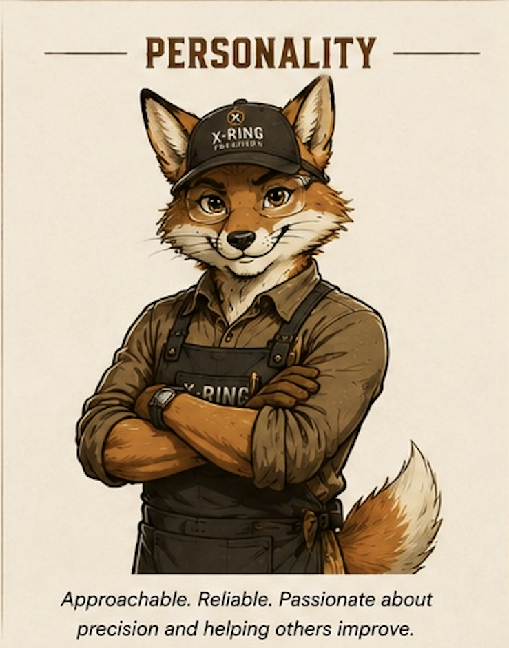 Newt, precision specialist at X-Ring Precision